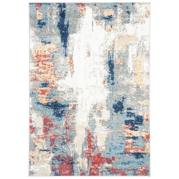 Safavieh 4 x 6 ft. Jasper 100 Rectangle Rug Gray & Red JSP101C-4 - main